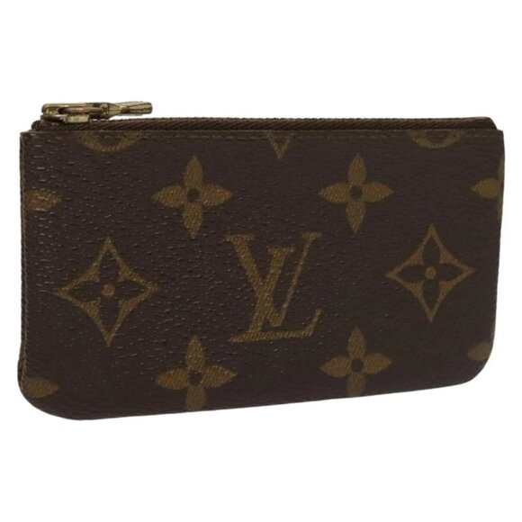 LOUIS VUITTON Monogram Pochette Cles Coin Purse - Picture 1 of 16